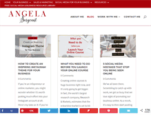 Tablet Screenshot of angelasargeant.com